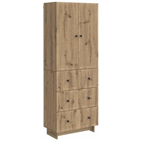 Set di armadi 2 pcs 66 x 34,5 x 90 cm Legno ingegnerizzato - Foto 1