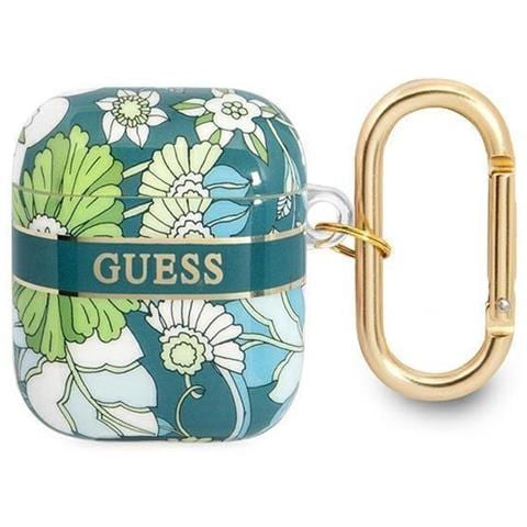 Indovina Gua2hhhfln Airpods Custodia Verde /verde Collezione Di Cinturini Floreali - Foto 2