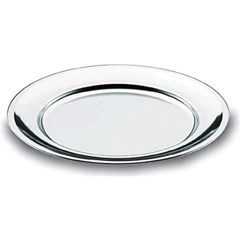61836 - Piatto rotondo in acciaio inox, croccantezza 18%, 35 cm - Foto 1