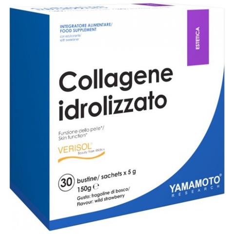 Yamamoto Research Collagene Idrolizzato 30 Bustine Fragoline di Bosco - Foto 1