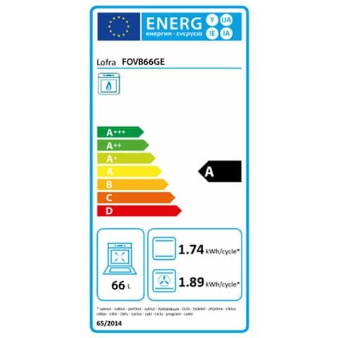 Forno a Gas FOVB66GE Da Incasso Classe A Colore Bianco - Foto 2