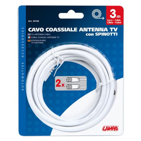 Cavo Coassiale Antenna Tv 3mt - Foto 2