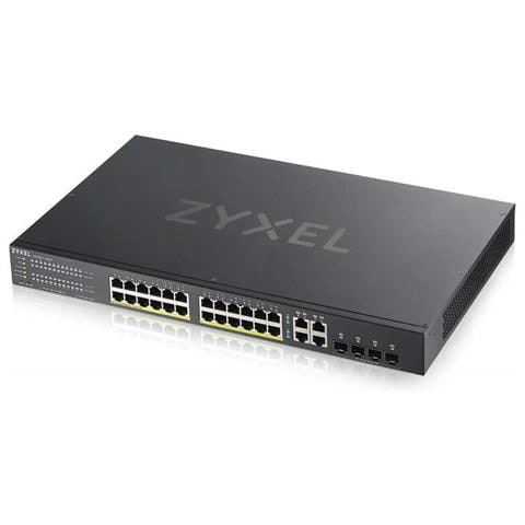 Switch Serie GS1920v2 con 24 Porte Gigabit Ethernet 10/100/1000 PoE / 4 x Combo Gigabit  - Foto 4