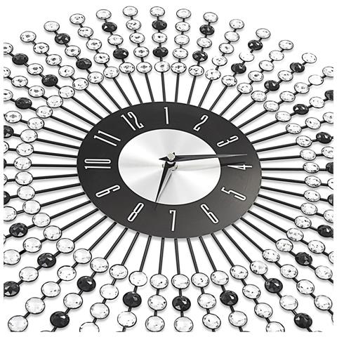 Orologio Da Parete In Metallo 43 Cm Nero - Foto 6