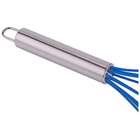 Frusta In Silicone Con Manico In Acciaio Inox, 3 Pz - Foto 2