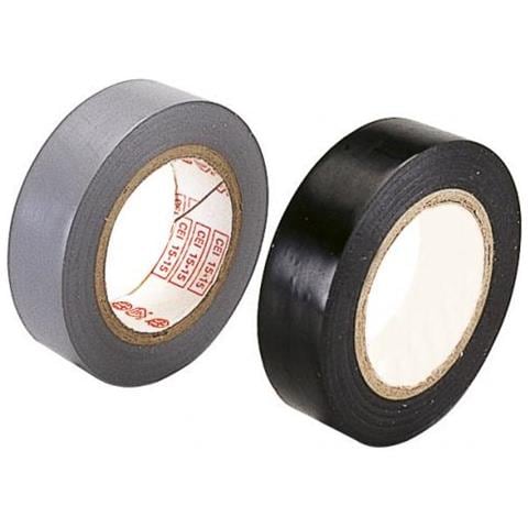 Coppia Rotoli Nastro Isolante Grigio E Nero Mt 10x15 Mm - Foto 1
