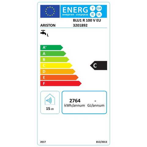 Scaldabagno Elettrico Ad Accumulo Blu1 R Verticale 100 L - Foto 4
