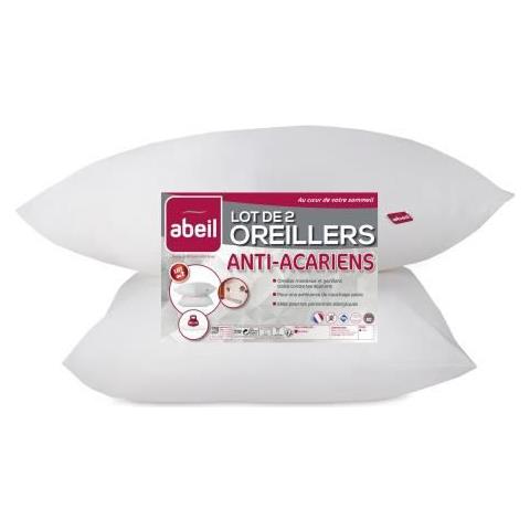 Set Di 2 Cuscini Antiacaro - 60 X 60 Cm - Bianco - Foto 1