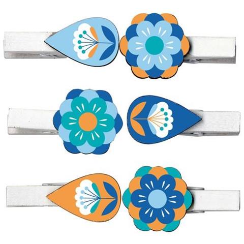 Mini Mollette Fiori - Foto 1