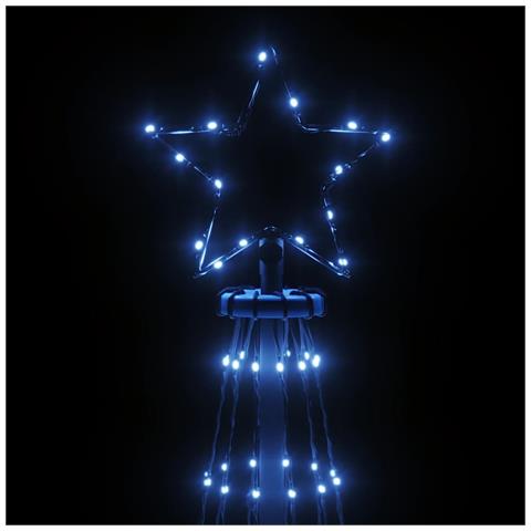 Albero Di Natale A Cono Blu 732 Led 160x500 Cm - Foto 2