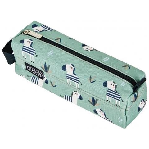 Quattro Crazy Zebra Astuccio Portamatite Poliestere Nero, Verde, Bianco - Foto 2