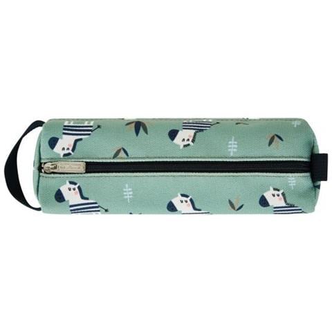 Quattro Crazy Zebra Astuccio Portamatite Poliestere Nero, Verde, Bianco - Foto 3