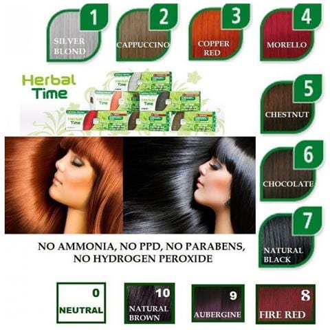 Crema-henna Colorante Nr. 5 Castagno ""herbal Time"" - Foto 8