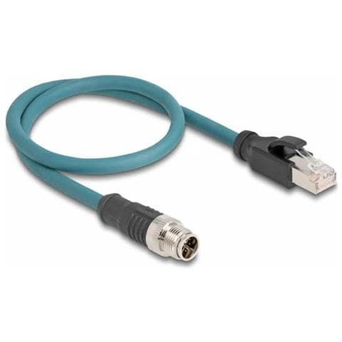 Cavo Adattatore M12 Da Spina A 8 Pin Con Codifica X A Spina Rj45 Da 50 Cm - Foto 1