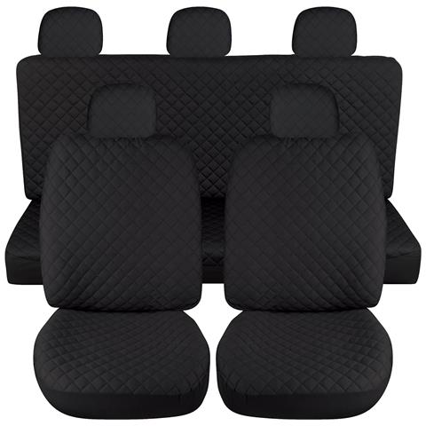 Coprisedili Auto Universali, Mod. A21, Anteriori E Posteriori (set Completo) - Colore Nero - Foto 1