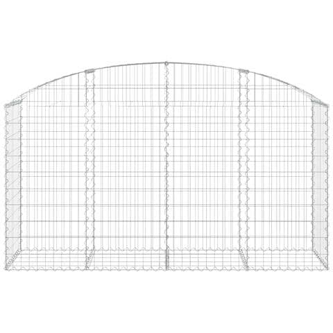 Cesto Gabbione Ad Arco 200x50x100/120 Cm Ferro Zincato - Foto 2