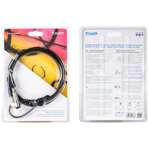 TQCLKC0045-G cavo di sicurezza Grigio 1,5 m - Foto 2