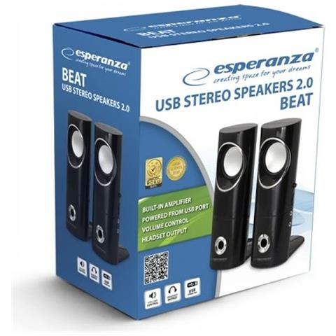 Altoparlanti Pc 2.0 Beat 6 W Nero - Foto 2