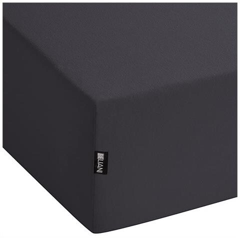 Coprimaterasso Elasticizzato Hofuf Cotone Nero - Foto 2
