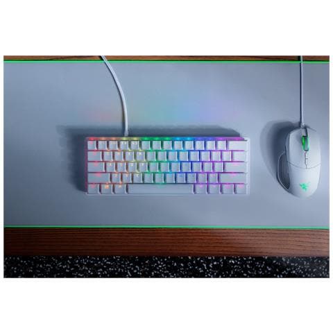 Tastiera Cablato RZ03-03392700-R3G1 per Gaming (Layout QWERTY) Colore Bianco - Foto 1