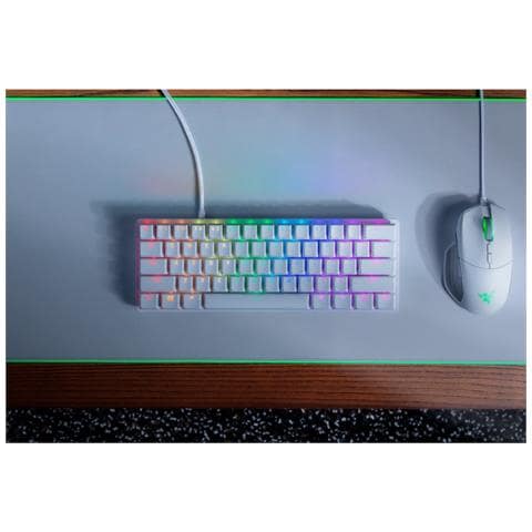 Tastiera Cablato RZ03-03392700-R3G1  per Gaming (Layout QWERTY) Colore Bianco - Foto 4