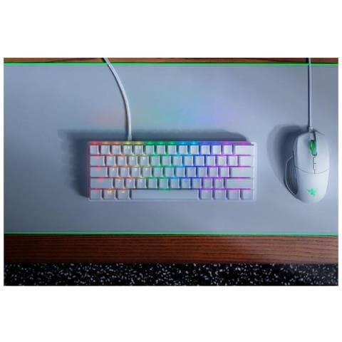 Tastiera Cablato RZ03-03392700-R3G1  per Gaming (Layout QWERTY) Colore Bianco - Foto 1