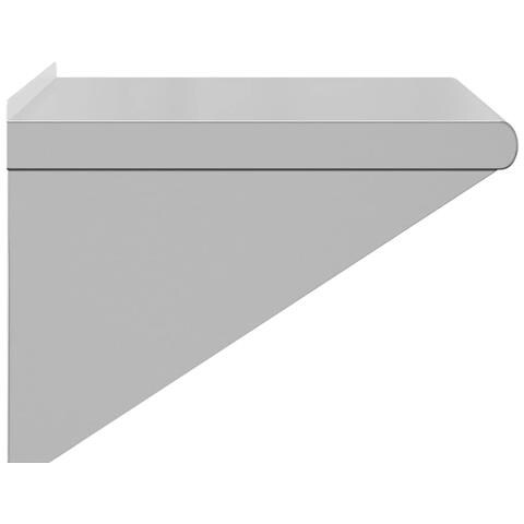 Mensola A Muro 50x45x31 Cm Argento In Acciaio Inossidabile - Foto 10