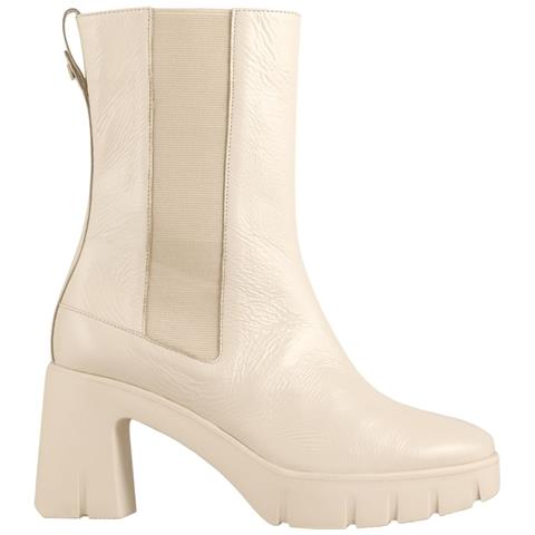 Discovery Booties Stivaletti Pelle Scarpe Donna Beige Eu 36, 4-105500 1600 - Foto 1