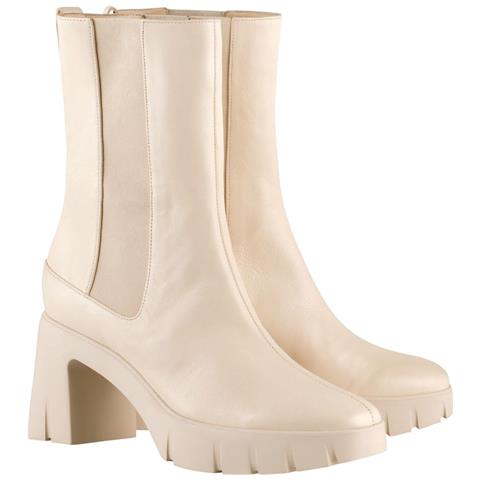 Discovery Booties Stivaletti Pelle Scarpe Donna Beige Eu 36, 4-105500 1600 - Foto 2