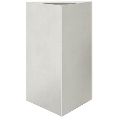 Fioriera da Giardino Triangolare 50x43x75 cm in Acciaio Inox - Foto 1