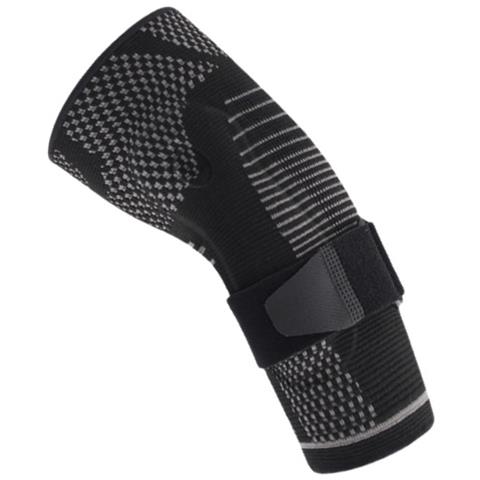 Manicotto Compressivo Sportivo Regolabile Per Gomito Black Xl - Foto 3