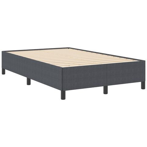 Struttura Letto Grigio Scuro 120x190 cm in Tessuto Corduroy - Foto 1