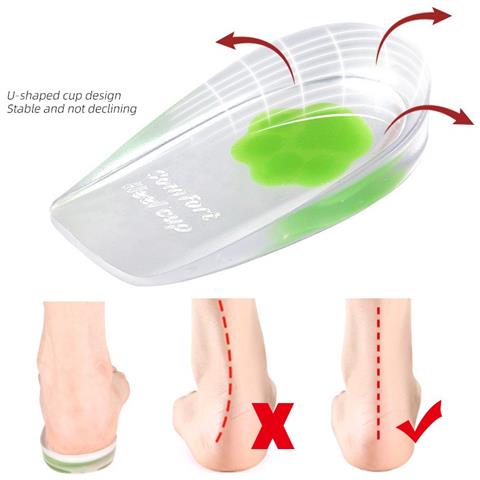 Cuscinetti Per Tallone In Gel: Sollievo, Ammortizzazione E Supporto Per Il Tuo Comfort M - Foto 2