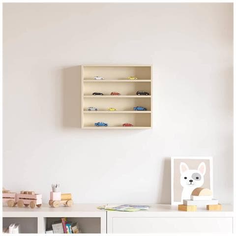 Scatola Espositiva in Legno Marrone 40 x 8.5 x 37 cm - Foto 2