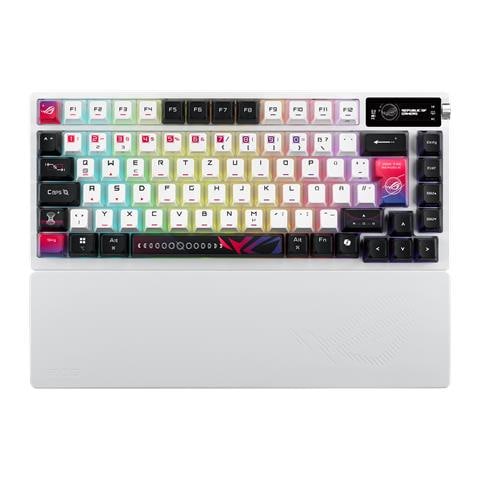 ROG Azoth X tastiera Gaming USB + RF Wireless + Bluetooth QWERTZ Bianco - Foto 1