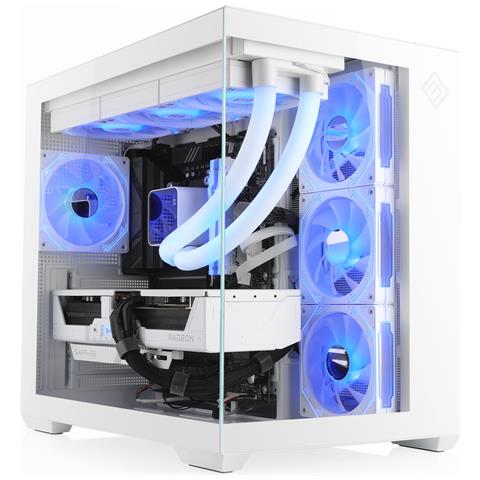 Pc Gaming M12620h / Amd Ryzen 5 9600x, 6x 3900 Mhz / Amd Rx9070 / 32 Go Ddr5 Ram / M.2 Ssd 1000 Go - Windows 11 Home - Foto 1