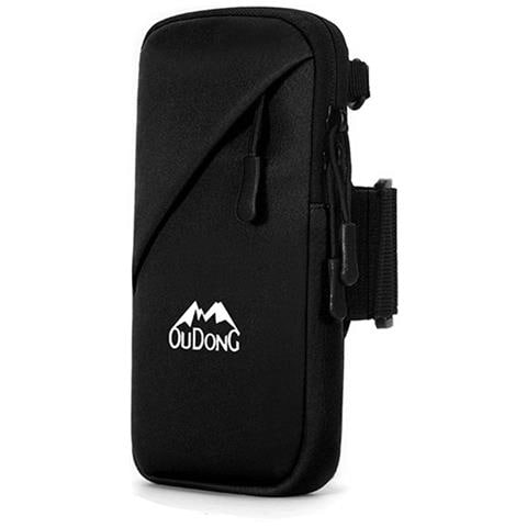 Fascia Da Braccio Per Telefono Da Corsa - Traspirante, Leggera, Sportiva Per Telefoni Da 7.0 Pollici Black - Foto 1