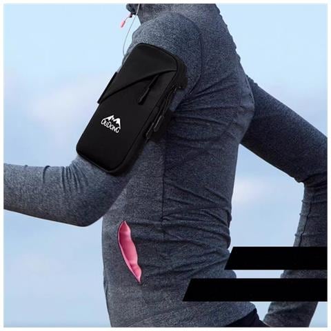 Fascia Da Braccio Per Telefono Da Corsa - Traspirante, Leggera, Sportiva Per Telefoni Da 7.0 Pollici Black - Foto 7