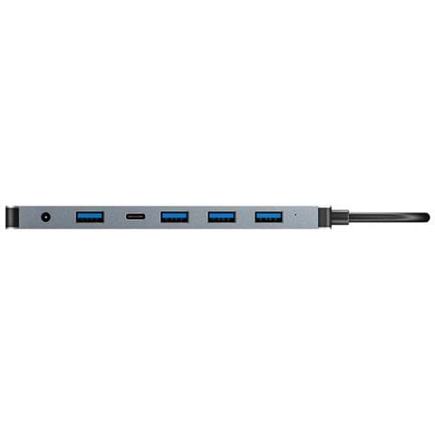 Hub Minee Usb-a /c Con 7 Porte Multi-connettore Usb Ultraveloce 3.0 15 Cm, Grigio - Foto 4