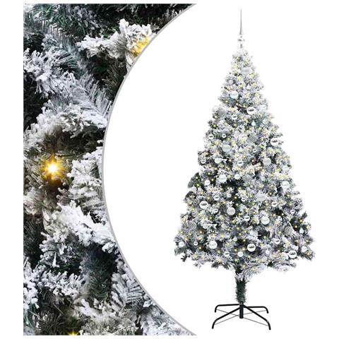 Albero di Natale artificiale con 300 LED Bianco 210 cm - Foto 1