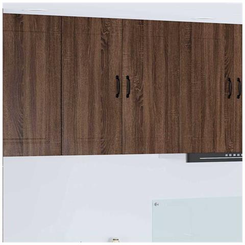 Pensile cucina Rovere Marrone 80 x 31 x 80 cm Legno multistrato - Foto 2