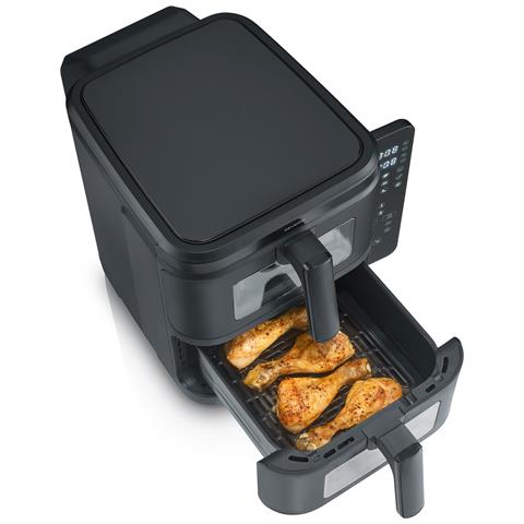 FR 2468 Doppia 11 L Indipendente 2800 W Friggitrice ad aria calda Nero - Foto 2