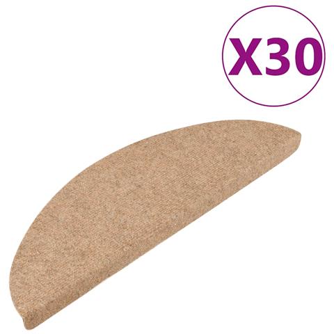 Tappetini Autoadesivi per Scale 30 pz Beige 56x17x3 cm - Foto 1