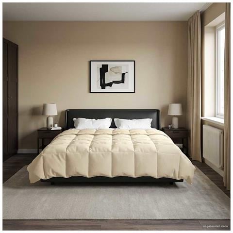 Piumone Completo Annuale Crema 220 x 260 cm Microfibra - Foto 2