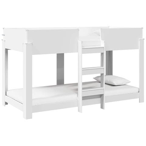 Letto a Castello per Bambini Bianco 100 x 200 cm - Foto 1