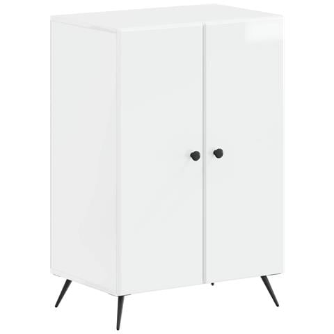 Mobile per scarpe BREDA 59,5 x 39,5 x 90 cm Bianco Lucido - Foto 1