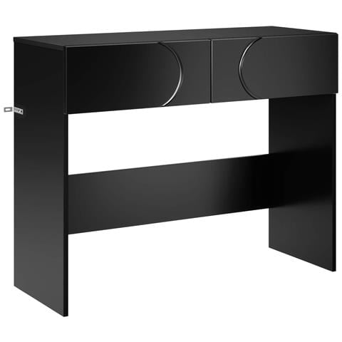 Consolle Nero 96,5 x 38 x 75 cm Legno multistrato - Foto 1