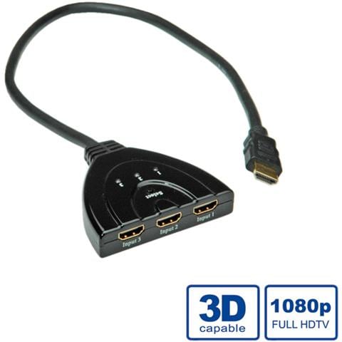 HDMI Switch, Automatic, 3-way - Foto 1