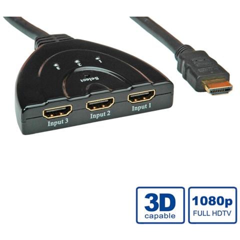 HDMI Switch, Automatic, 3-way - Foto 2
