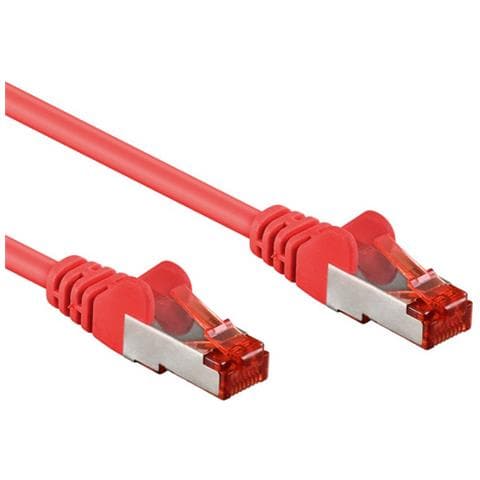 ICOC LS6-100RE - Cavo di rete Patch in rame Cat. 6 Rosso SFTP LSZH 10m - Foto 3